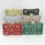 New arrival party bags with double-sided colorful bridal clutch purse ladies evening bag chain women clutch bag handbag