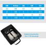 Gelory Custom Golf Shoe Bag Travel Shoes Organizer Durable Zipper Breathable Mesh Sport Shoe Carrier Bags with Side Pockets