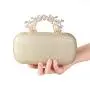 New dress with one shoulder slanted hanging handbag evening bags women's clutch bag