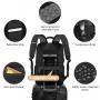 LOVEVOOK Waterproof Business Back pack with USB Port TSA Friendly Travel School Bookbag 15.6 In Laptop Backpack for Men Women