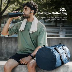 Gelory Custom Logo Sports Duffel Luggage Travel Hiking Camping Gym Durable Weekend Waterproof Foldable Duffle Bag