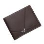 2024 New men's wallet men's short wallet simple fashion multi-card space lychee grain horizontal splicing leather wallet