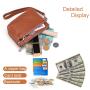 Hand Held Small Wallet With Multiple Card Slots Keychain Coin Coin Bag For Women Genuine leather with lychee pattern