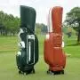 XL151 Microfibre 4 Wheels Trailable Golf Bag New Version Golf Standard Ball Bag Custom Logo Accepted Golf Trolley Bag