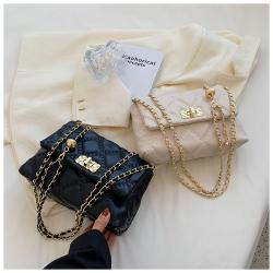 Korean Ladies Hand Bag Handbags Diamond Lattice Shoulder Bag Handbag Casual Fashion Women Bags Pu Bolsosparamujeres CY74311