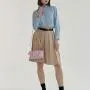 Wholesale Custom Pu Plain Faux Leather Stitching Line Diamond Pattern Ladies Chain Shoulder Purse Crossbody Bags For Women
