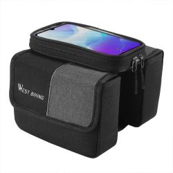 XL245 Bicycle Storage Bag Fashion Large Capacity Road Bike Saddle Bags Anti Water Cycling Accessories Organiser