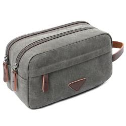 Portable Customized Toiletry Bag  Durable Waterproof Polyester Traveling Kit Makeup Bag For Men