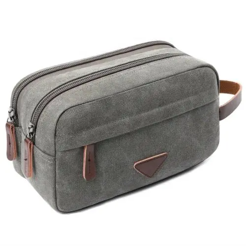 Portable Customized Toiletry Bag  Durable Waterproof Polyester Traveling Kit Makeup Bag For Men