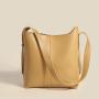 New simple vegan leather bags women handbags ladies luxury fashion brown shoulder bag cross-body bucket bags