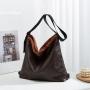 Large capacity retro backpack single shoulder tote bag soft leather crossbody bag ladies large handbags