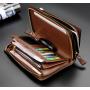 ZWY305 Hot Sale Men Business PU Clutch Bag Wholesale Waterproof Daily Useful Long Wallet New Fashion Multi-card Money Clip