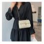 CCF573 New Fashion Chain One Shoulder Women's Bag Small Simple Shoulder Handbag Luxury Designer PU Leather Women's Handbag