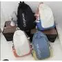 Fashion Boys Girls Combine Colors Waterproof Nylon Backpack Light Weight Multi  Pockets Sports Version Satchel