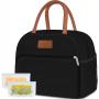 Gelory Hot Selling Lunch Bag Insulated Lunch Cooler Bag Sublimation Tote Lunch Box Container Bag for Women