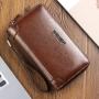 Vintage Cartera De Hombre Pu Leather Carteras Mujer Zipper Long Men Card Holder Wallet CY108