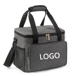 ZR912 Cooler Bag Outdoor Oxford Portable Picnic Bag 15L Waterproof Food Drink Ice Insulated Box Lunch Bag Travel Customized logo