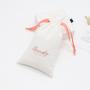Luxury Cotton Linen Gift Skincare Product Makeup Pouch Drawstring Muslin Cotton Cosmetic Gift Bag