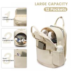 2023 LOVEVOOK Wholesale lightweight Carry on Waterproof Women Travel Stylish bags School Business Laptop Backpack