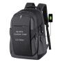 BSCI Computer Office Waterproof Travel Bag Backpack Black Smart Laptop Backpack Usb Charging Notebook Bags