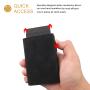 Pop up Mens Slim Wallet with Money Clip RFID Blocking Credit Card holder Minimalist Wallet for Men Aluminum card case