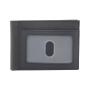 Bifold Wallet With Flap ID Window Top Grain Leather Wallet for Men RFID Blocking Leather Billfold