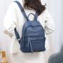 2024 New Genuine leather bag computer bags large capacity backpack men and women simple leisure backpack