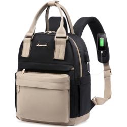LOVEVOOK Stylish custom logo cute bags fashion small backpack Waterproof school bag purse with USB port mini backpack for girls