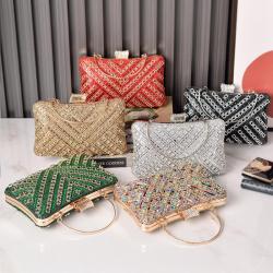 New diamond inlaid high-end banquet fashionable rhinestone bag