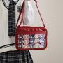 Factory Supplier Clear Window Ita Bag Crossbody for Pin Display Designer Custom Ita Bag