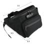 Anti theft Smell Proof Waist Bag Odor Absorbing Smell Proof Shoulder Bag With Lock Stash Bag