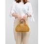 Custom design Wholesale Wooden beads Tote Bags handmade Women Beaded Sling Bag Casual Beach round Seed Beaded Handbag 2024