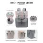 Custom OEM Convertible Cute Waterproof Computer Daypack for College Travelling Teacher Nurse Work Laptop Backpack Bags for Women