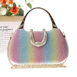 Hot sell Colorful paillette ladies bag handbag luxury purses elegant party clutch bags evening bag wholesale sac tendance 2024