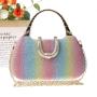 Hot sell Colorful paillette ladies bag handbag luxury purses elegant party clutch bags evening bag wholesale sac tendance 2024