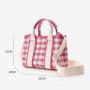 Manufacturer Personalized Custom Print logo Cotton Canvas Handbags Luxury Women Bags