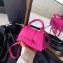 Solid Color Simple Temperament Handbag, Early Autumn New Style Versatile ins Shoulder Crossbody Square Bag, Korean Version