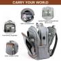 LOVEVOOK 2023 New Design Travel Big Capacity Laptop Backpack Bags With USB Charging Port 17inch Business Backpacks for Men Women