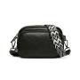 Custom handbag pu leather crossbody bag women shoulder bag black sling phone bags for ladies