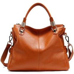 High Quality women's Bag Genuine Calf Leather Handbags For Casual Ladies Crossbody Shoulder Tote Bags For 2019