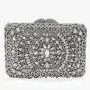 China Professional Supplier Customized Color Rhinestones Clutch Bags Dinner Party Bag  Shiny Diamond Evening Bags