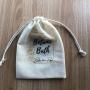 Thin Silk Printed Gold Muslin Cotton Packaging Pouch Transparent Muslin Drawstring Packaging Bag