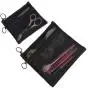 Black Mesh Zipper Storage Bags Cosmetic Makeup Pouch Travel Organizer Nylon Mesh Bag