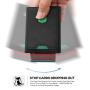Wallet for Men Pop Up Case Cash Slot and Credit Card Slot Slim Aluminum Wallet with RFID Blocking Minimalist Leather Wallet