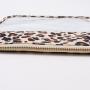 Keymay Custom Waterproof Snacks Mom Glam Leopard  Toiletry Bag Organizer Makeup Storage Flat Pvc Cosmetic Bag Makeup Travel Bag