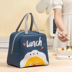 ZR364 New Oxford Waterproof Lunch Bag Cartoon Cute Fun Insulation Large Capacity Handheld Portable Bag Insulation Lunch Box