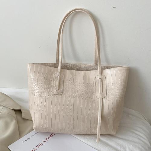 Simple and Large Capacity Bags for Women, New Style Fashionable Versatile ins Shoulder Bag, Internet Celebrity Handheld Tote