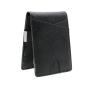 Double front pocket slim wallet men minimalist pu leather lizard pattern money clip wallet for wholesale