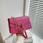 Chain Ladies Designer Quality Bags Newest Small Square Women Bags Fashion Pure Color Bolsas Para Mujer For Ladies Girls