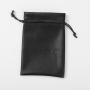 Popular High Quality Leather Pouch For Charger Super Soft Leather Gift Packaging Drawstring Bag